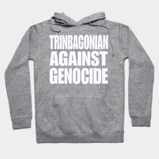 Trinbagonian Against Genocide - White- Back Hoodie